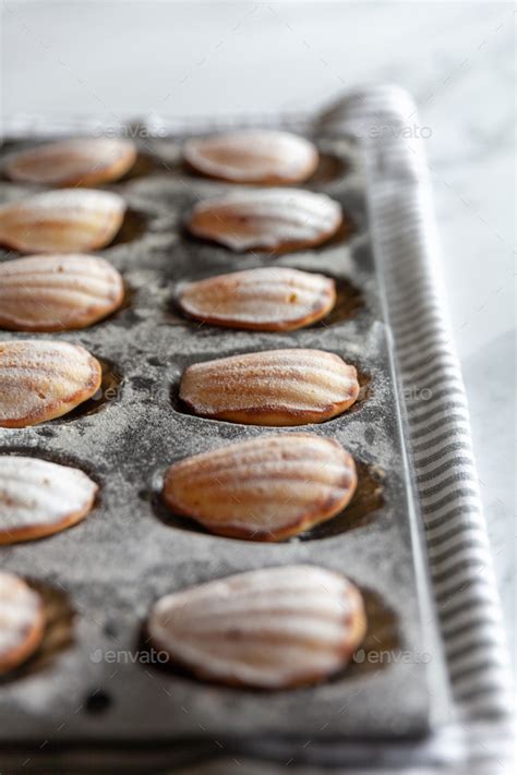 madeleine cake Stock Photo by lizzykomen | PhotoDune