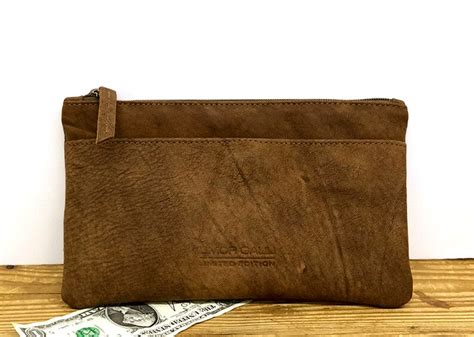 Brown Wallet Women's Wallet leather women leather zipper | Etsy