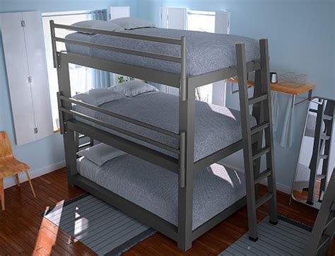 Triple Bunk Beds - AdultBunkBeds.com