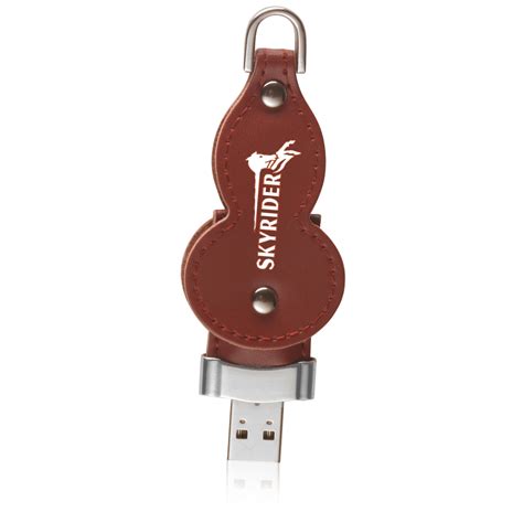 Custom 32GB Leather USB Drives | USB02332GB - DiscountMugs