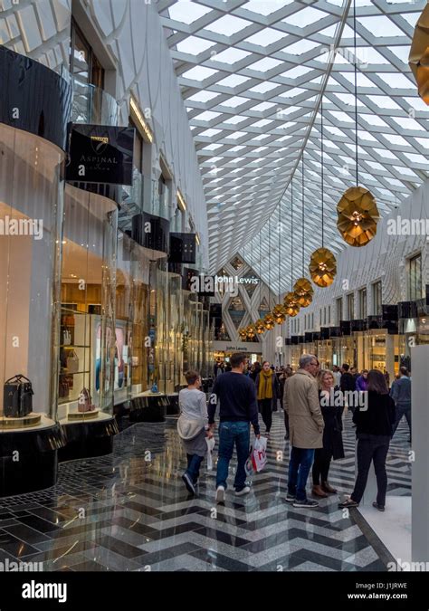 Victoria Gate shopping centre with John Lewis sign, Leeds, UK Stock Photo, Royalty Free Image ...