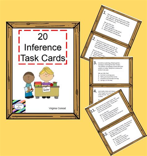 Inference Task Cards | Inference task cards, Teaching grade, 2nd grade ...