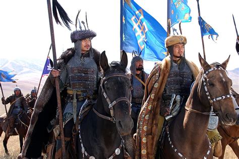 On the set of the Kazakh-made TV series that dramatizes the tumultuous ...