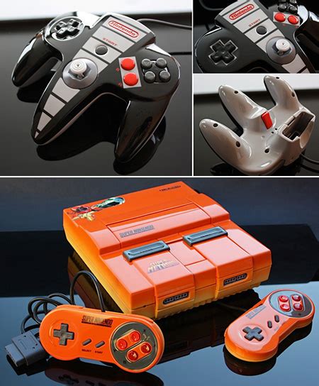 17 Awesome Classic Video Game Consoles, Accessories with Custom Paint Jobs - TechEBlog