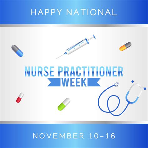 Happy national nurse practitioner week vector illustration 5481226 ...