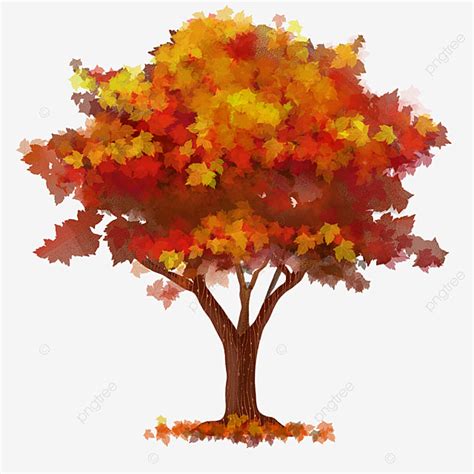 Lush Trees PNG Picture, Autumn Lush Watercolor Tree, Tree Clipart, Fall, Tree PNG Image For Free ...