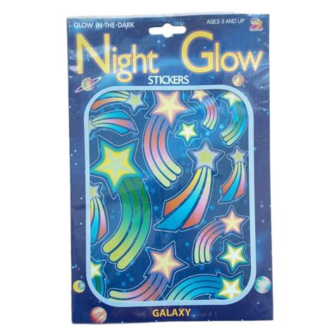 Galaxy Glow in the Dark Night Glow VTG Stickers Stars New | eBay | Dark ...