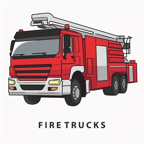 fire truck vector 8350023 Vector Art at Vecteezy