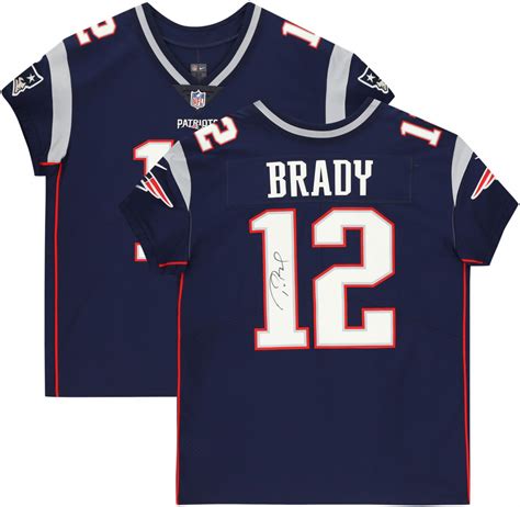 Tom Brady New England Patriots Autographed Navy Nike Elite Jersey