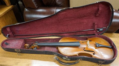 Lot - Replica Stradivarius Violin in Carrying Case