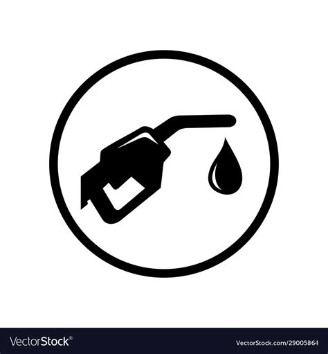 Pump petrol icon symbol template Royalty Free Vector Image