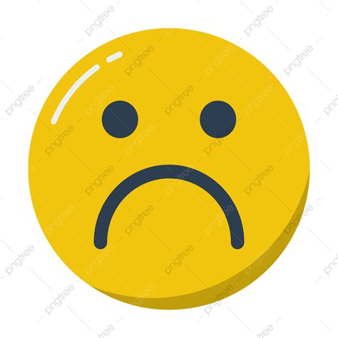 Sad Emoji Vector Hd Images, Sad Emoji Png, Sad Emoji, Emoji, Sad Icon PNG Image For Free Download