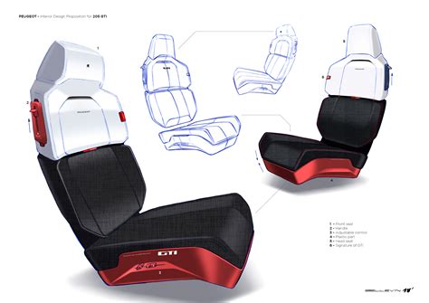 Peugeot 205 GTI - Interior :: Behance