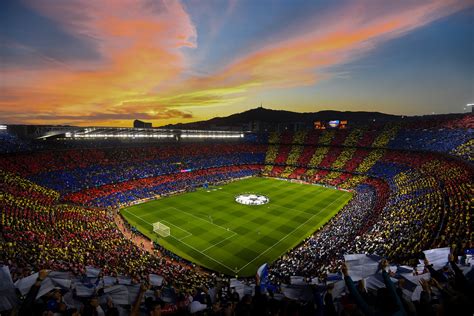 FC Barcelona Spain Stadium Camp Nou Soccer Soccer Field Soccer Clubs ...