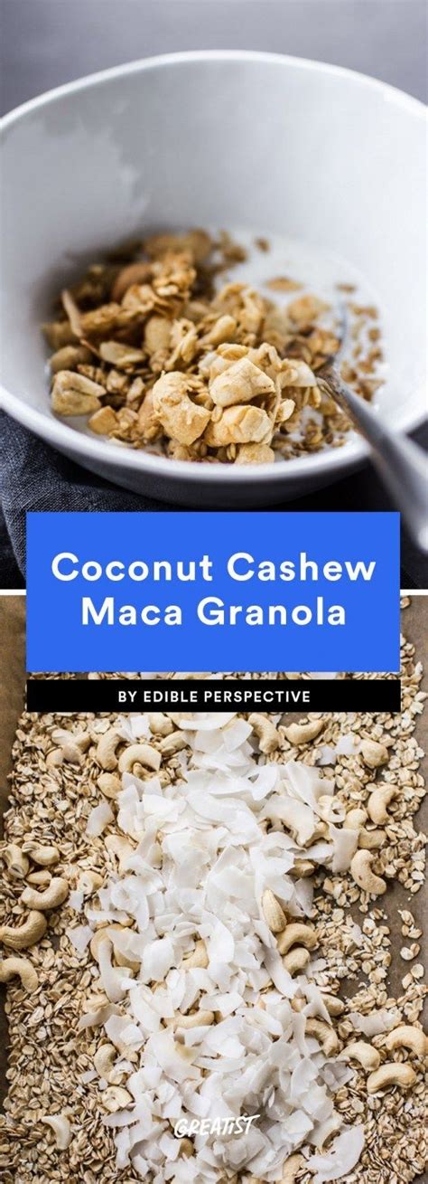 Maca Powder: 11 Ways to Get This Adaptogen Into Your Diet Granola, Maca ...