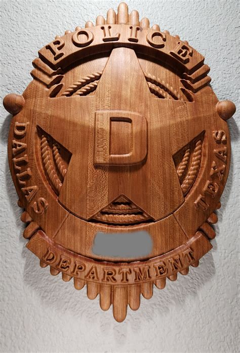 Dallas Police Badge – Drift Owl Designs