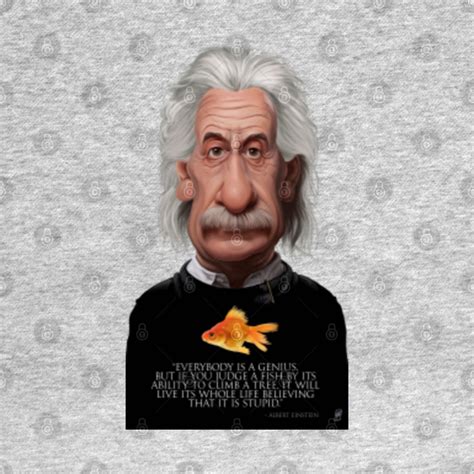 Albert Einstein (Fish Quote) - Albert Einstein - Tank Top | TeePublic