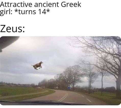 Damn Zeus! Not again - Funny | Greek memes, Greek mythology humor ...