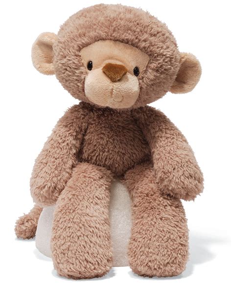 Gund Baby Toy, Fuzzy Monkey 13.5" | Monkey plush toy, Monkey plush ...