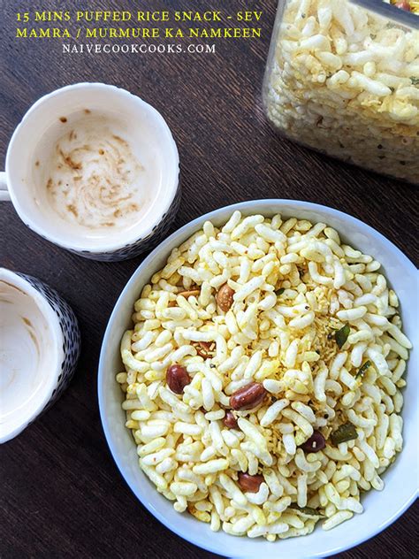 15 mins Puffed Rice Snack - Sev Mamra | Naive Cook Cooks