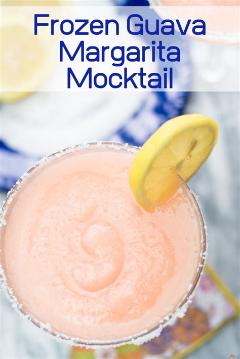 Frozen Guava Margarita Mocktail | Recipe | Guava margarita, Margarita recipe frozen, Mocktails