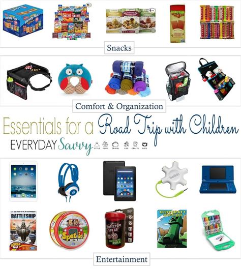 Road Trip Essentials for Kids - Everyday Savvy