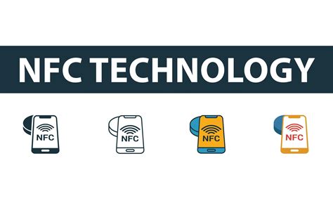 Nfc Technology Icon Set Graphic by aimagenarium · Creative Fabrica