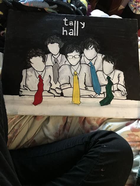 Tally hall fan-art painting | Fan art, Cool bands, Art painting