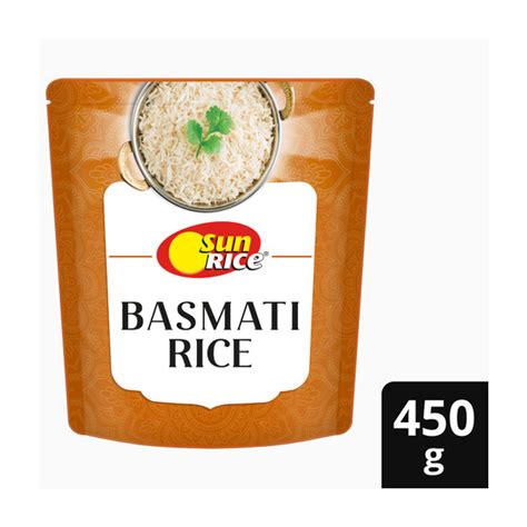 Buy Sunrice Indian Aromatic Basmati Family Pack Microwavable Rice 450g | Coles