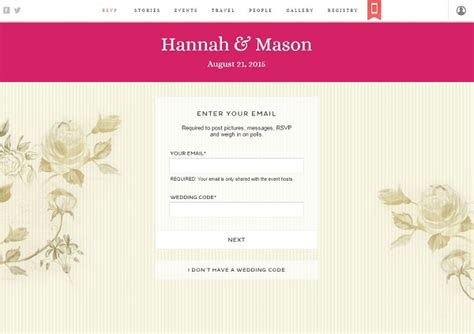 Best Websites for Wedding Guests to RSVP