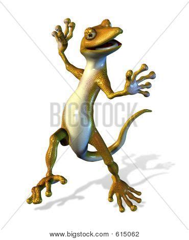 Happy Dancing Gecko Image & Photo (Free Trial) | Bigstock