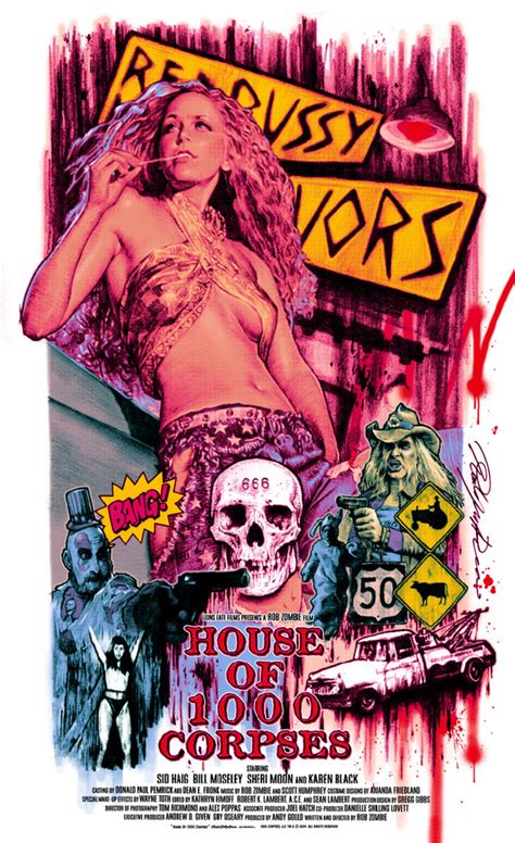 HOUSE OF 1000 CORPSES Screenprinted Poster – Justin Ishmael