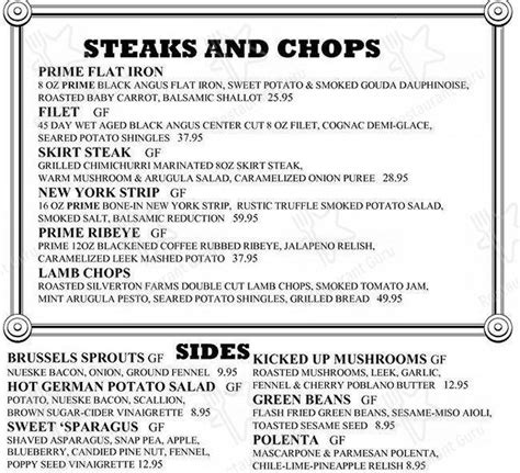 Menu at The Saddle Room pub & bar, Hoffman Estates