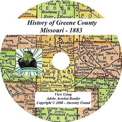 1883 - GREENE County Missouri MO - History & Genealogy Ancestry Family ...