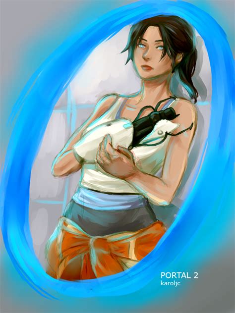 Chell - Portal 2 by karoljc on DeviantArt