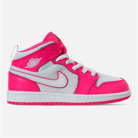 Girls' Little Kids' Air Jordan 1 Mid Casual Shoes| Finish Line