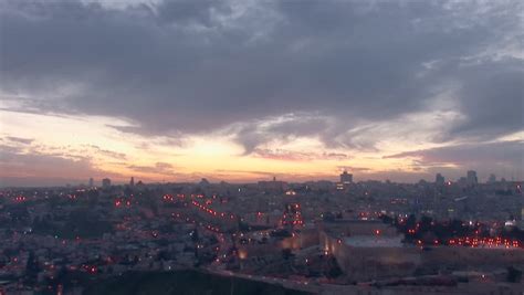 Stock video of jerusalem - sunset over the old | 2089988 | Shutterstock