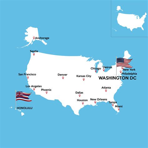 Usa Map Cities