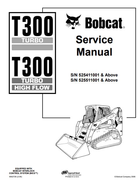 BOBCAT SERVICE MANUAL DOWNLOAD | Bobcat T300 Skid Steer Service Repair Manual