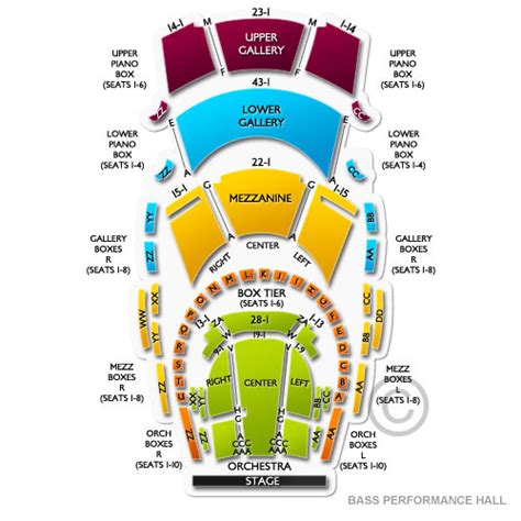 Bass Performance Hall Seating Chart | Vivid Seats