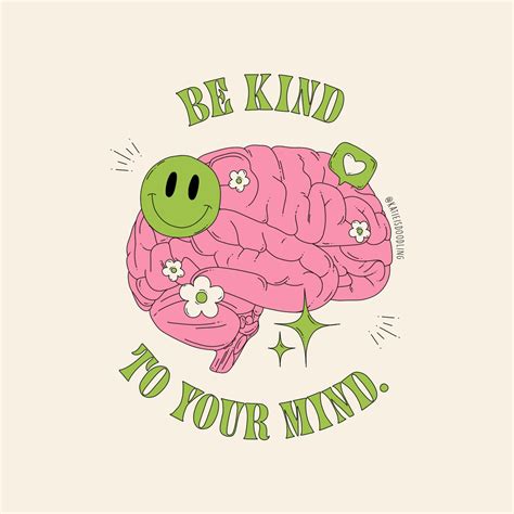 Be Kind to Your Mind Wall Art Print / Postcard - Etsy UK