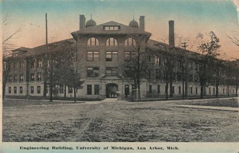 Engineering Building University of Michigan Ann Arbor, MI Postcard