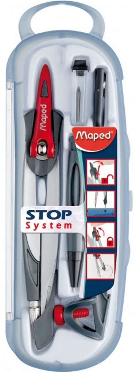 Flipkart.com | Maped Stop System 5 Pieces Plastic Geometry Boxes