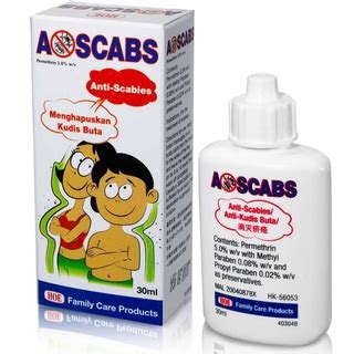 A SCABS (ANTI-SCABIES) (PERMETHRIN 5%) 30ML | Shopee Malaysia