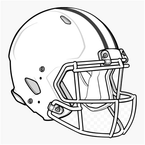 Football Helmet Nfl Helmets Coloring Pages Clipart - American Football ...