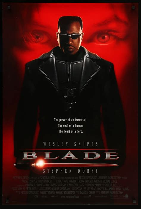 Blade (1998) Original One-Sheet Movie Poster - Original Film Art ...