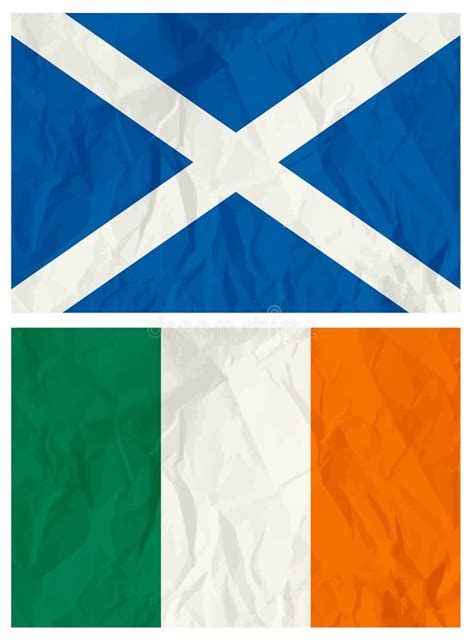 Scotland and Ireland flag stock vector. Illustration of vector - 8551388