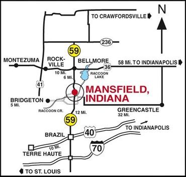 MANSFIELD VILLAGE - Parke County COVERED BRIDGE FESTIVAL - VISITORS GUIDE - Mansfield Indiana ...