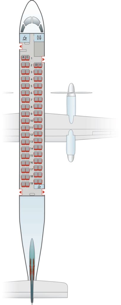 DH4 - Seating Plan Layout - Airlines-Airports