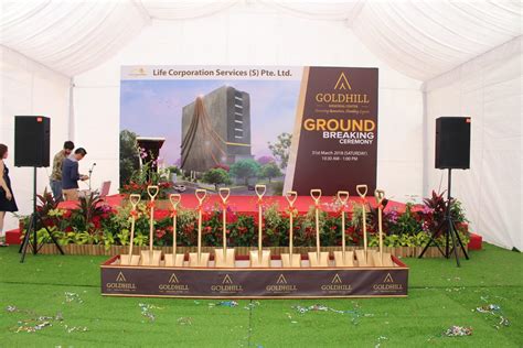 Groundbreaking Ceremony Goldhill Memorial - Dekko Tentage